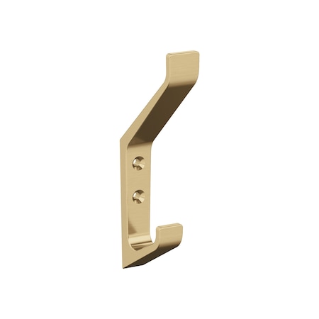 Amerock Emerge Contemporary Double Prong Champagne Bronze Wall Hook H37003CZ
